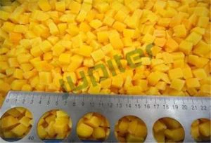 Smrznuta žuta breskva